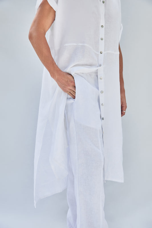 COVA TUNIC UNISEX WHITE