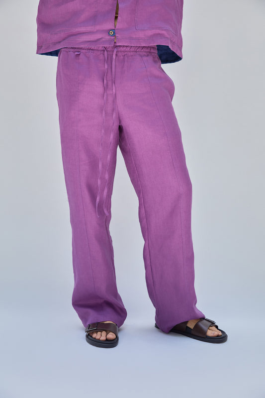 GEORGE PANTS PURPLE