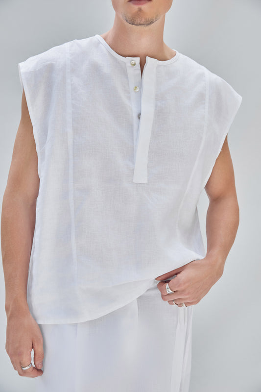 JOSE TOP UNISEX WHITE
