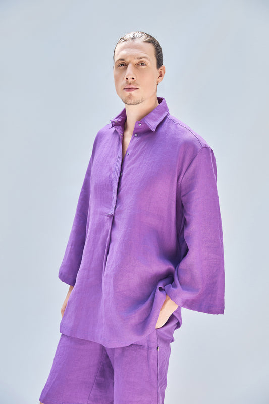 MEL MEN BERMUDA SHORTS PURPLE