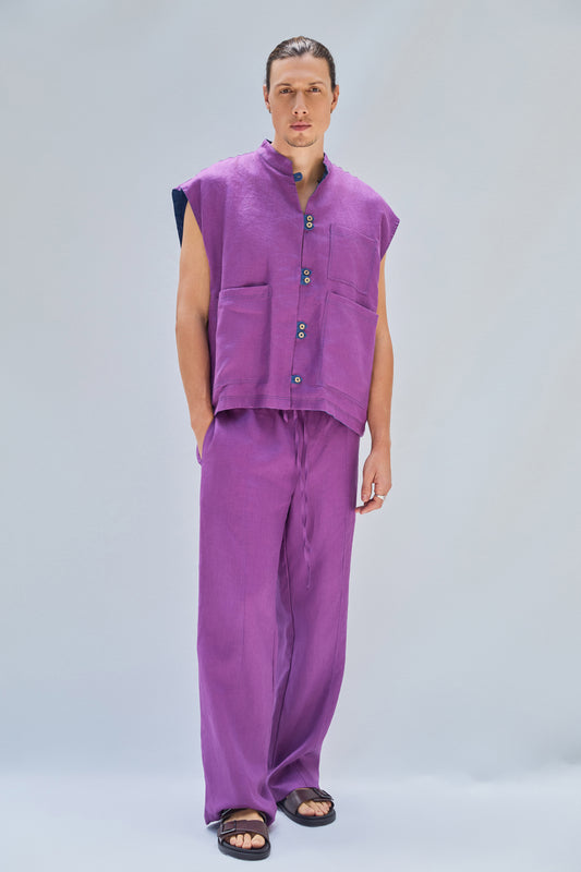 GEORGE PANTS PURPLE