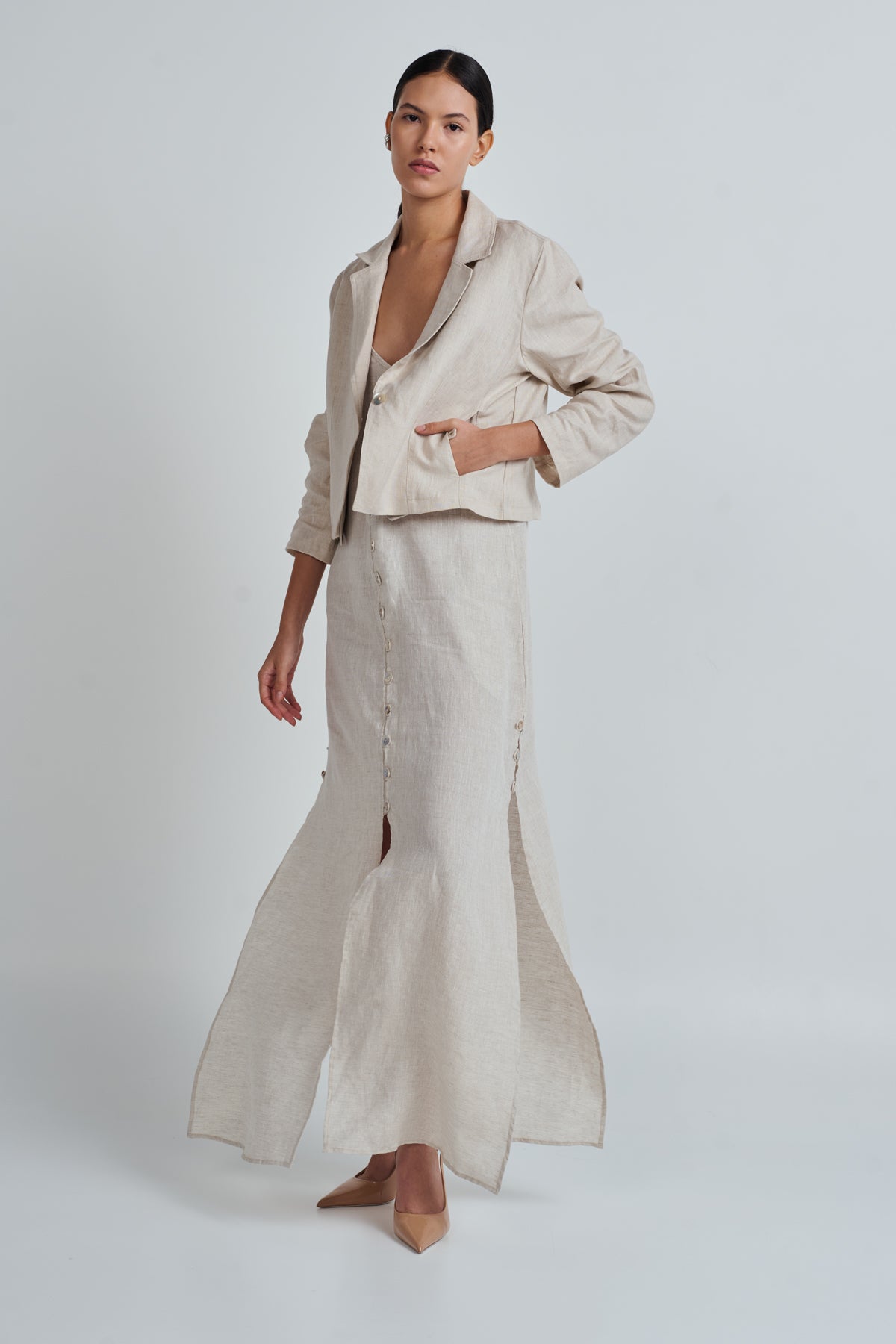 NATI BLAZER NATURAL