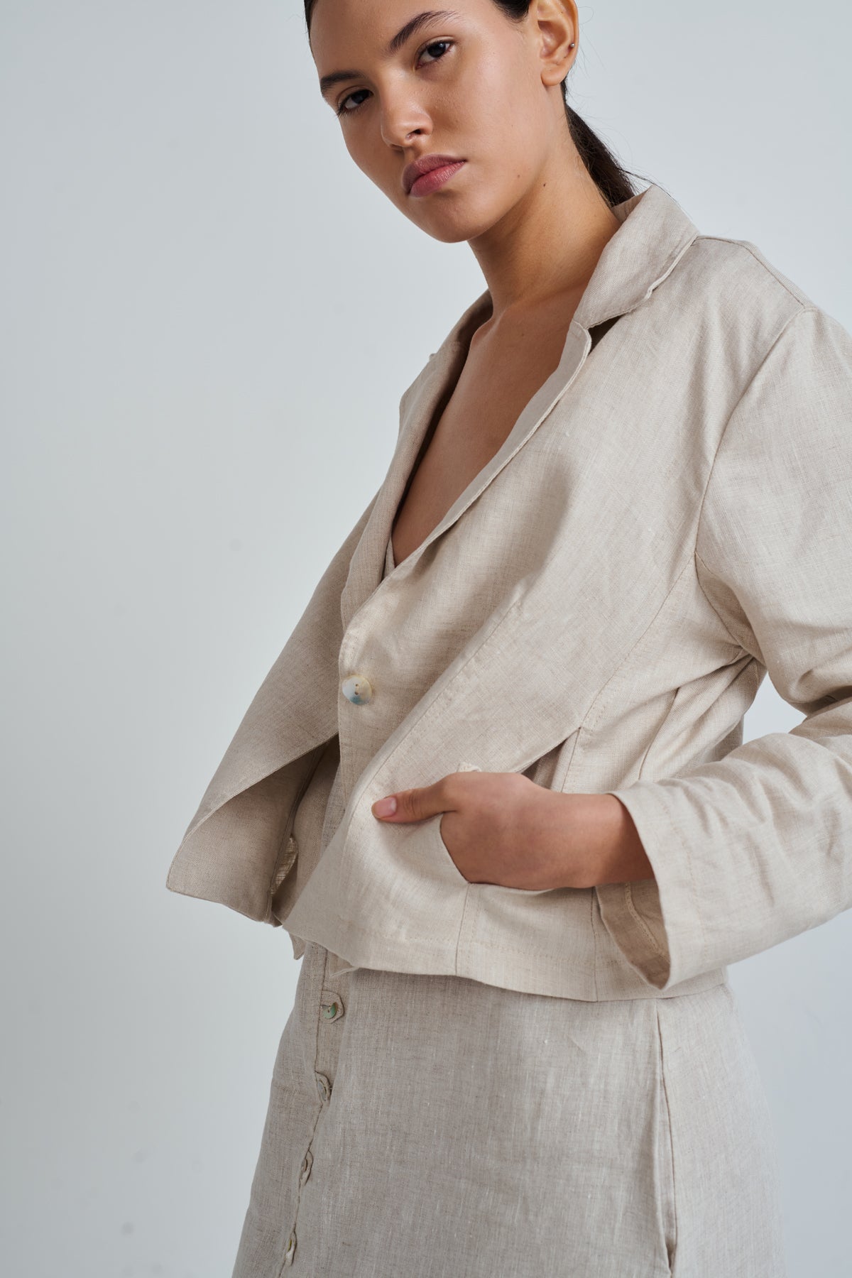 NATI BLAZER NATURAL