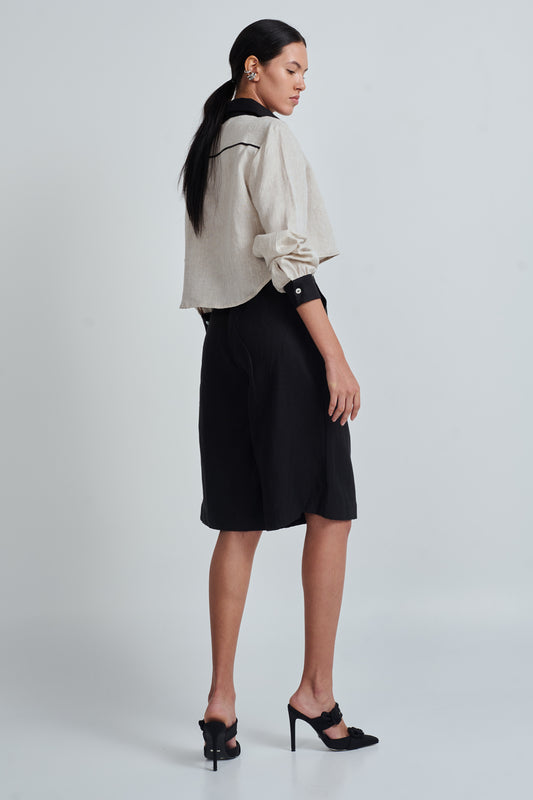 ZOI BERMUDA SHORTS UNISEX BLACK