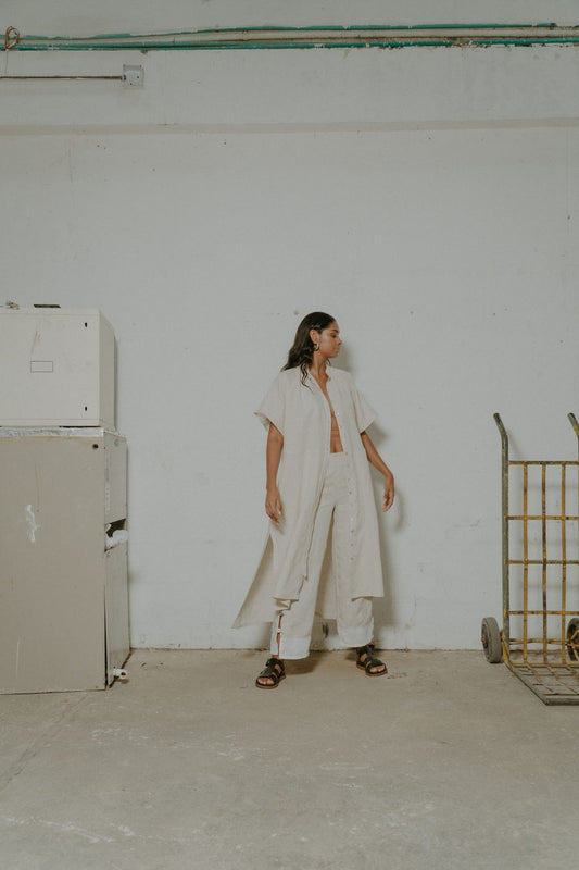 DIANA PANTS WHITE/NATURAL