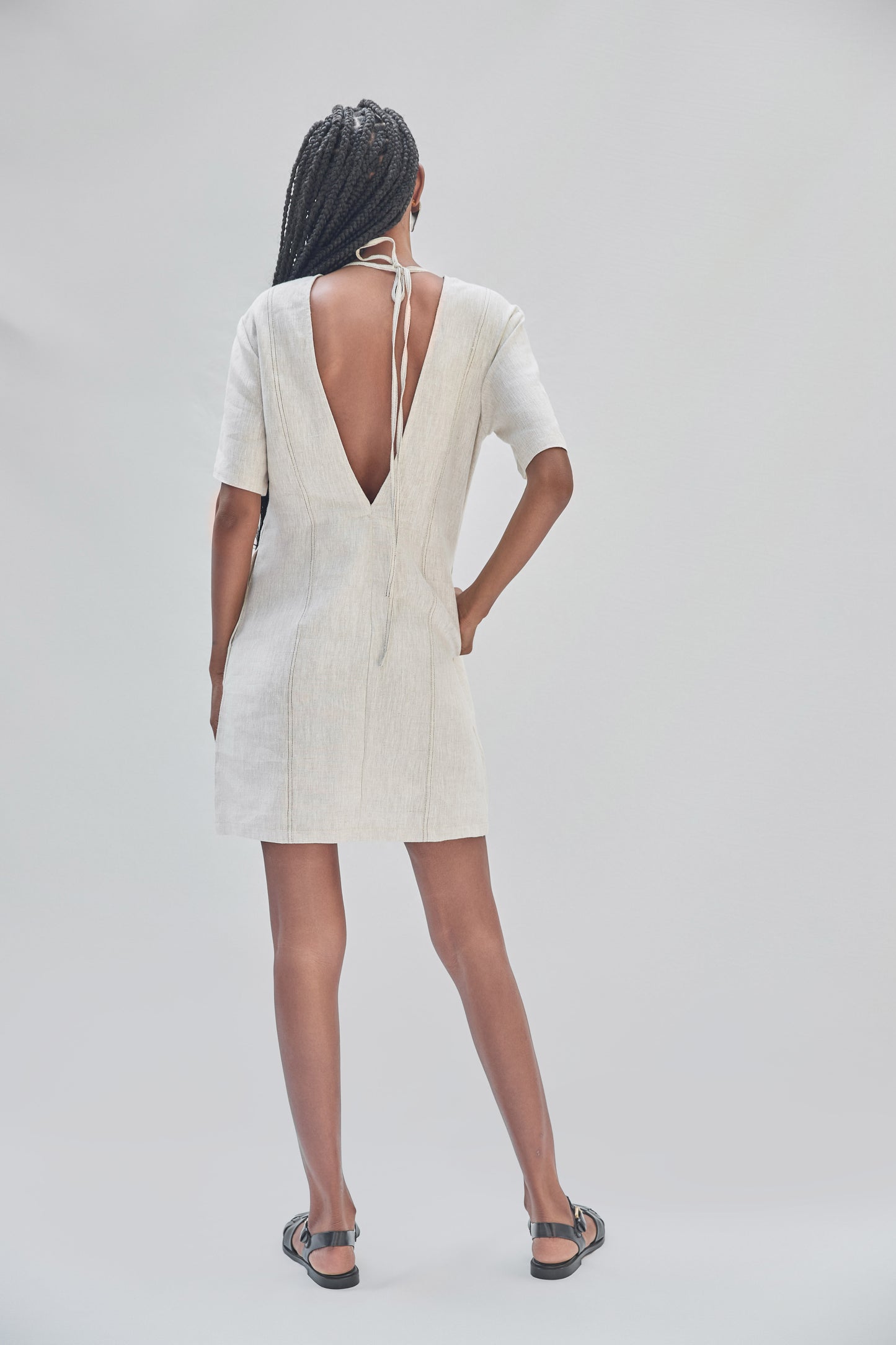 MARTHI DRESS NATURAL